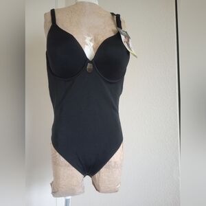 Elegant Black Women's Bodysuit